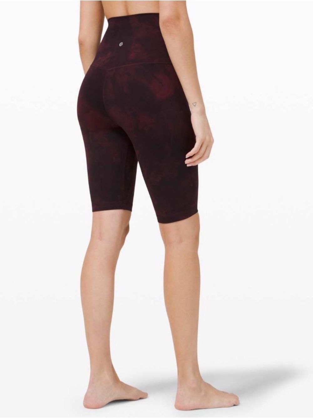 Lululemon Align Super HR Short Diamond Dye *10” 4 Diamond Dye Cassis Black